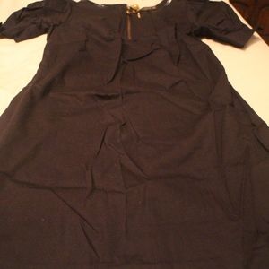 BLACK LAROK WOMENS CUT OUT FRONT KEYHOLE PATENT TR